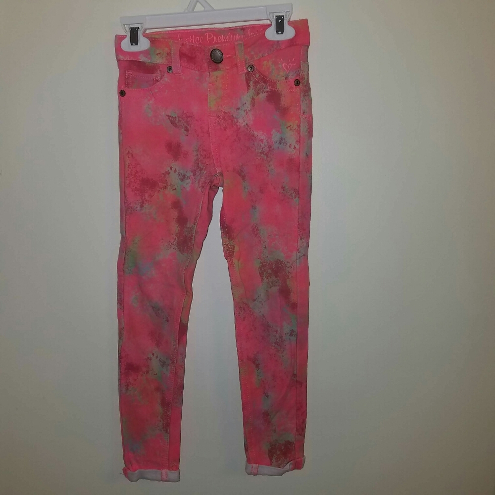 Justice Salmon Colored Jeggings